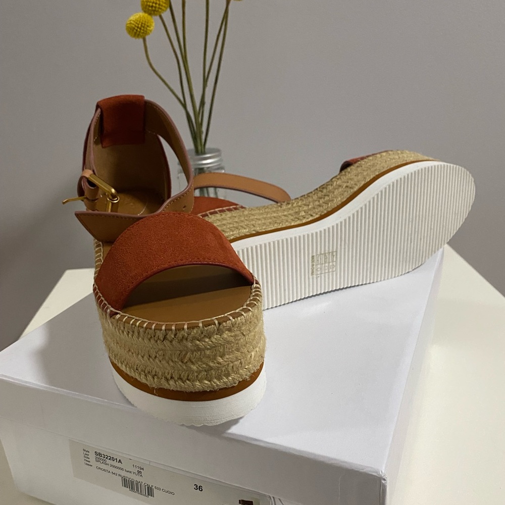 Brand new see by Chloe platform sandals